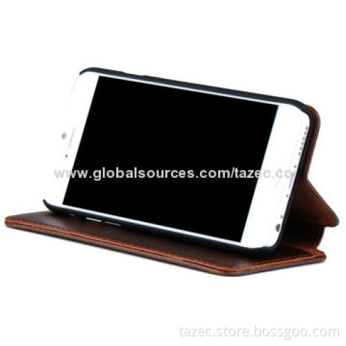 Mobile Phone Cases for iPhone 6, Made of Classic PU Material, Various Models Available